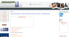 Desktop Screenshot of exceldailynews.com